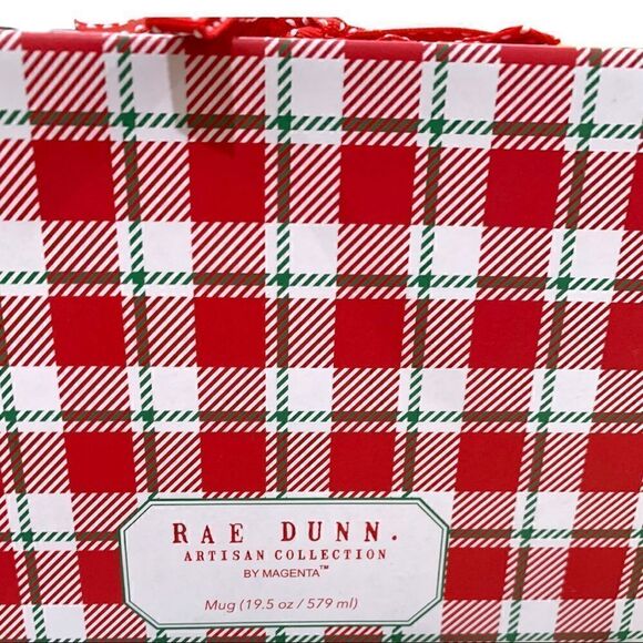 Rae Dunn Red SANTA CLAUS and SANTA'S HELPER Mug - Picture 4 of 5